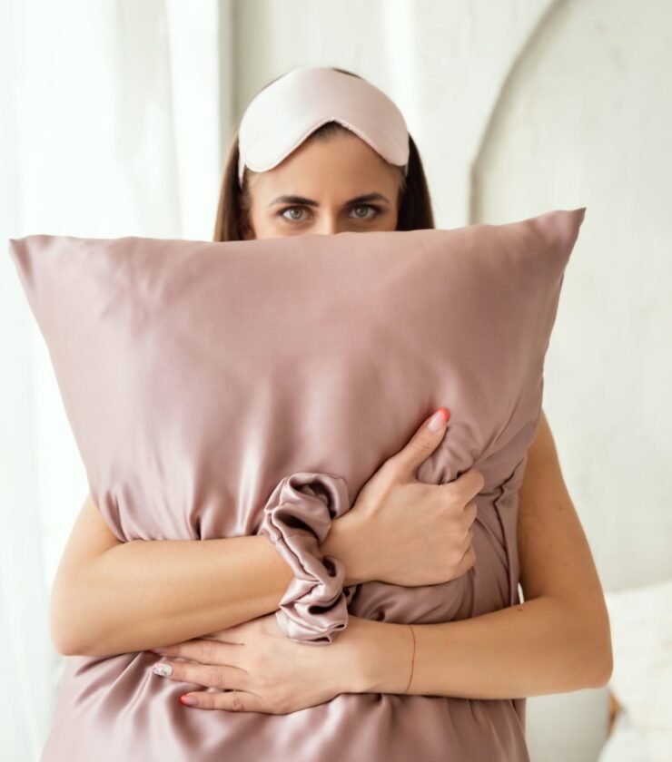 Šilkinis pagalvės užvalkalas, 50×70 cm