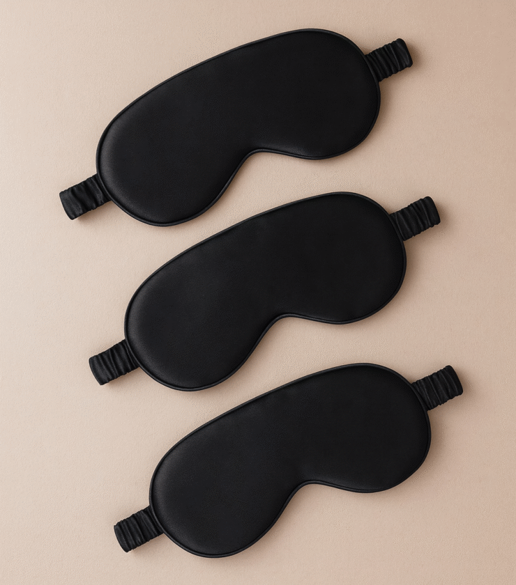 Šilkinė miego kaukė XL